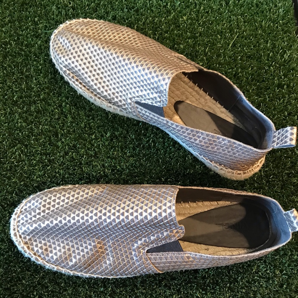 Vince metallic espadrilles
